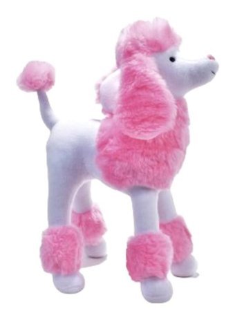 Bambi Sevimli Poodle Köpek Pembe 40 cm Peluş Oyuncak