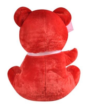 Selay Oyuncak Kırmızı Tıkıl Ayı 57 cm Peluş Oyuncak