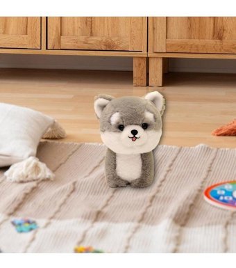 Magideal Suntek Mini Köpek Bebek Topluca Köpek Peluş Oyuncak