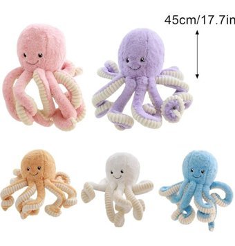 Worryfreeshopping Küçük Ahtapot 40 cm Peluş Oyuncak
