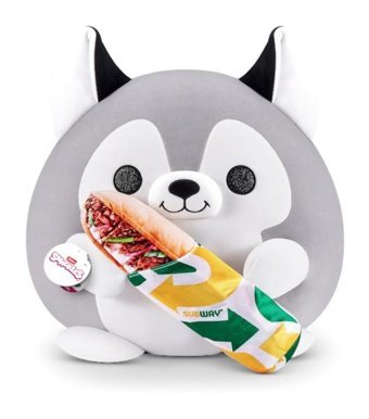 Snackles Aburcubur HuskieSubway 35 cm Peluş Oyuncak