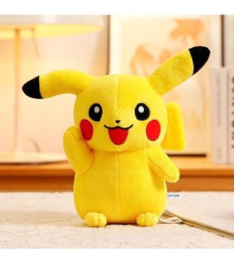 Yucama Sarı Pokémon Serisi Bez Bebek Peluş Oyuncak