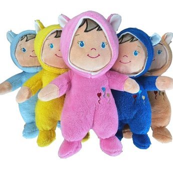Sole Pembe Oyun Ve Uyku Arkadaşım Sevimli Bebeto Bebek 30 cm Peluş Oyuncak