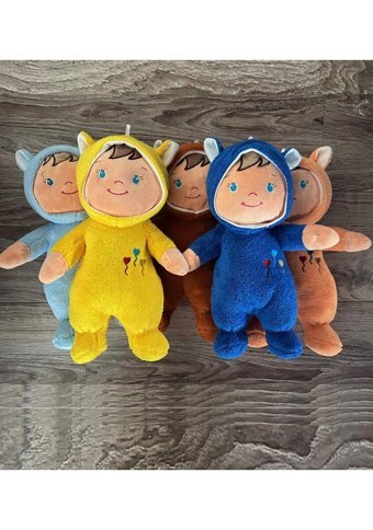 Sole Pembe Oyun Ve Uyku Arkadaşım Sevimli Bebeto Bebek 30 cm Peluş Oyuncak
