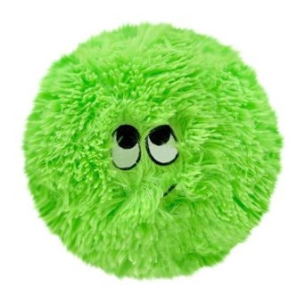 Selay Oyuncak Emoji Flausy Puf Oyuncak Yeşil 25 cm Peluş Oyuncak