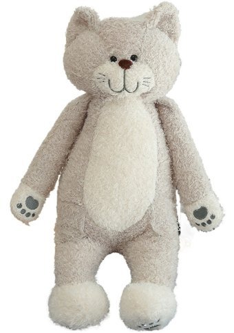 Jzcat Gri Çocuk Kedi 50 cm Bebek Peluş Oyuncak