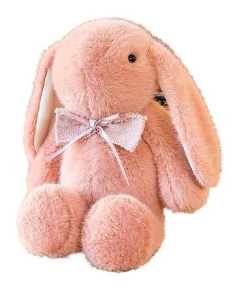 Jzcat Pembe Sevimli Taşınabilir Tavşan 35 cm Peluş Oyuncak