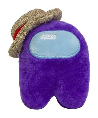 Magideal Mor Hasır Şapkalı 10 cm Peluş Oyuncak