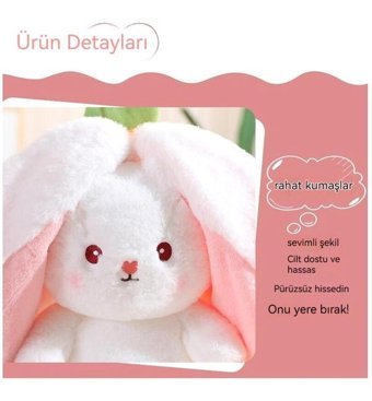 Alibee Choice Plus Karot Tavşan 35 cm Peluş Oyuncak