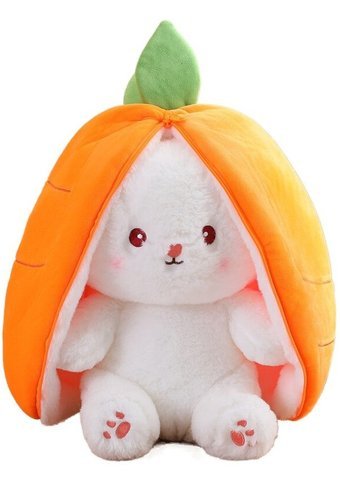 Alibee Choice Plus Karot Tavşan 35 cm Peluş Oyuncak