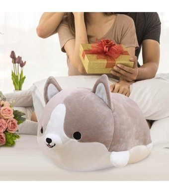 Magideal Suntek Doldurulmuş Corgi Köpek Peluş Oyuncak