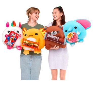 Snackles Aburcubur CowFroot Loops 35 cm Peluş Oyuncak