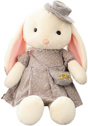 Carrier Taşıyıcı Boyunda Coco Tavşan Pembe 37 cm Peluş Oyuncak