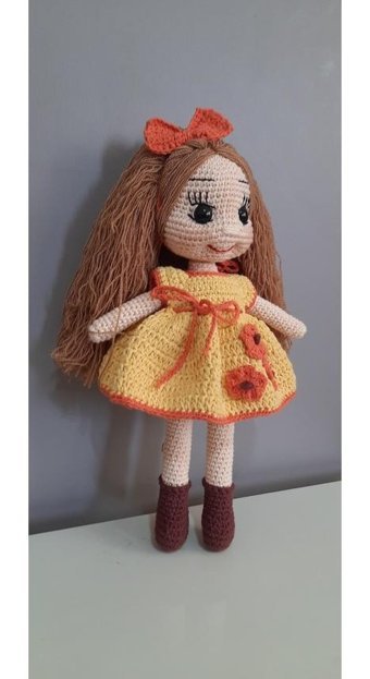 Petekhobby Amigurumi Şeker Kız 30 cm Peluş Oyuncak