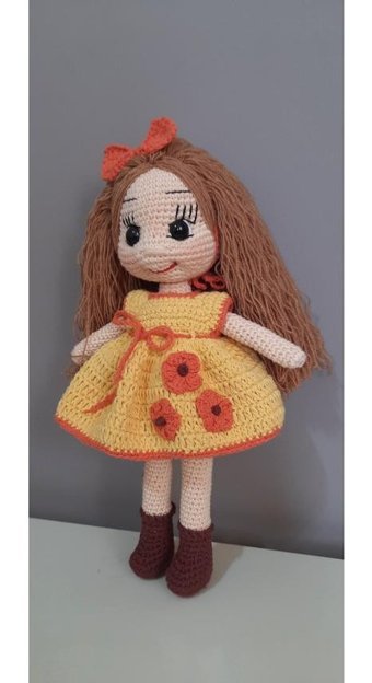 Petekhobby Amigurumi Şeker Kız 30 cm Peluş Oyuncak