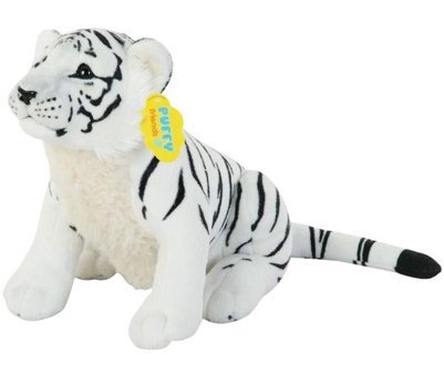 Sunman Yavru Beyaz Kaplan 45 cm Peluş Oyuncak
