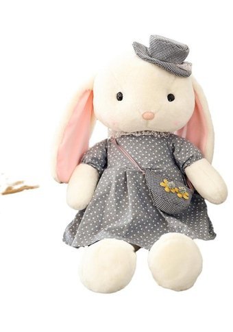 Carrier Mavi Taşıyıcı Boyunda Coco Tavşan 37 cm Peluş Oyuncak