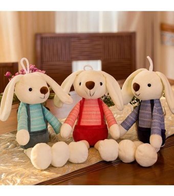 Luckystar Mor Tangtang Tavşan Peluş Oyuncak