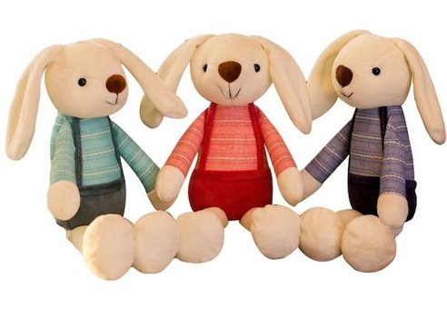 Luckystar Mor Tangtang Tavşan Peluş Oyuncak