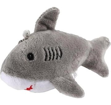 Carrier Gri Mini Peluş Hayvan Yumuşak Köpekbalığı 12 cm Peluş Oyuncak