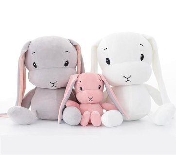 Magideal Sevimli Tavşan Pamuk Kawaii Tavşan Peluş Oyuncak