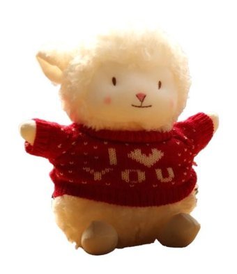Jzcat Kırmızı Çocuk Karikatür Küçük Yün Oyuncak Bebek 23 cm Peluş Oyuncak