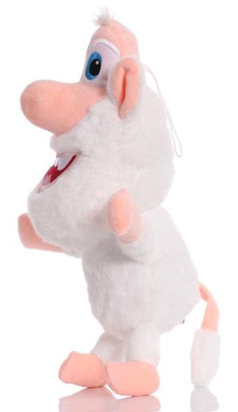 Alibee Rus Beyaz Domuz Bakır Doldurulmuş Booba Buba 15 cm Peluş Oyuncak