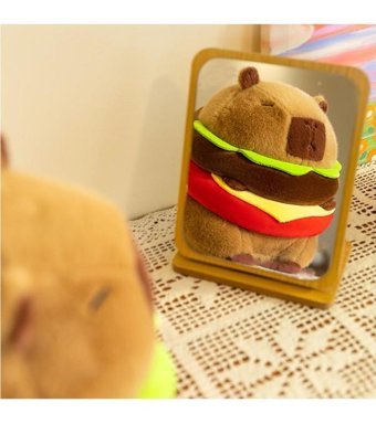 Magideal Suntek Hamburger Capybara Araba Peluş Oyuncak