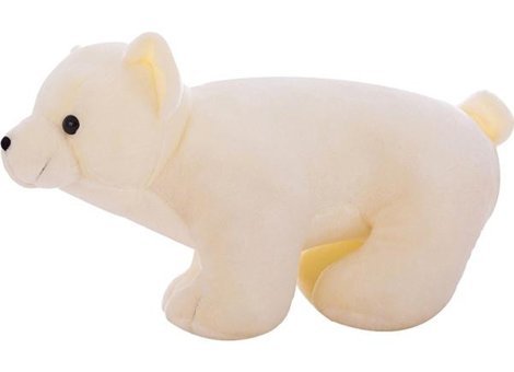 Bruigy Prodigy Toy Küçük Beyaz Ayı Peluş Oyuncak