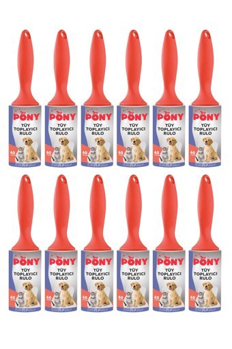 Pony Tüy Toplama Rulosu 12 Adet