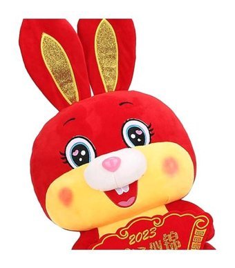 Magideal Suntek Çin Yeni Yılı Tavşan Peluş Oyuncak
