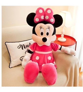 Alibee Pembe Hainan Shenda Disney Mickey Mouse Minnie 30 cm Peluş Oyuncak