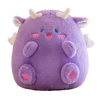 Jzcat Mor Çocuk Sevimli Ejderha Bebek 30 cm Peluş Oyuncak