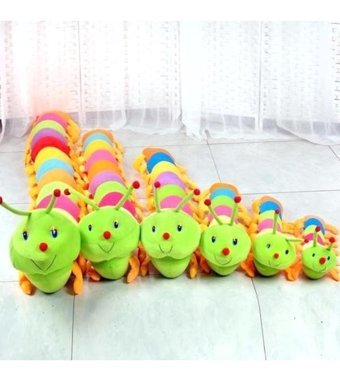 Worryfreeshopping Sevimli Büyük Yumuşak Tırtıl 60 cm Peluş Oyuncak