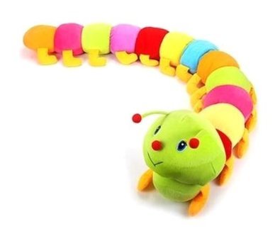 Worryfreeshopping Sevimli Büyük Yumuşak Tırtıl 60 cm Peluş Oyuncak