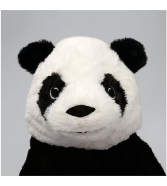 Hobiçeyiz Yumuşak Beyaz Siyah 30 cm Peluş Oyuncak