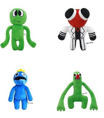 Yucama 4 Pieces Rainbow Friends Stuffed Toys Kids Gifts Dolls 25 cm Peluş Oyuncak