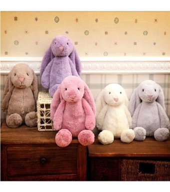 Worryfreeshopping Uzun Kulaklı Tavşan 30 cm Peluş Oyuncak