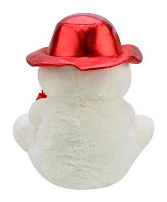 Selay Oyuncak Ekru Peluş Şapkalı Ayı 40 cm Peluş Oyuncak