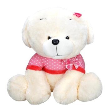 Sunman Oturan Köpek 55 cm Pembe