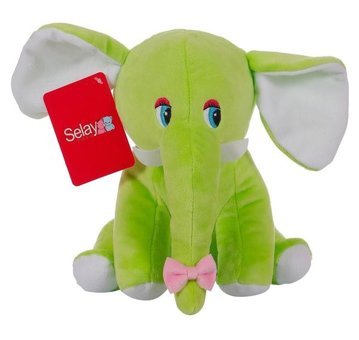 Selay Oyuncak Yeşil Fil 20 cm Peluş Oyuncak