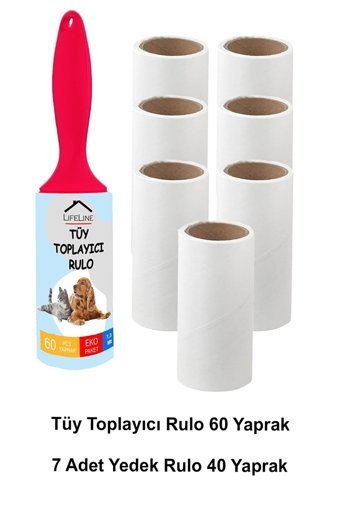 Life Line Tüy Toplama Rulosu 7'li Yedek Başlık