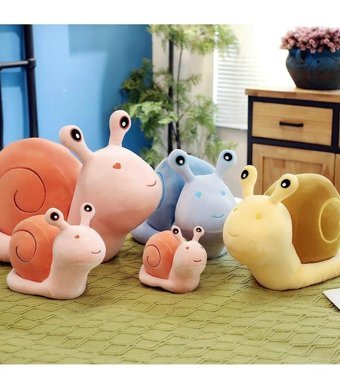 Luckystar Salyangoz Sarı Peluş Oyuncak