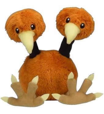Alibee Pokemon Oturma Cuties Doduo Peluş Oyuncak