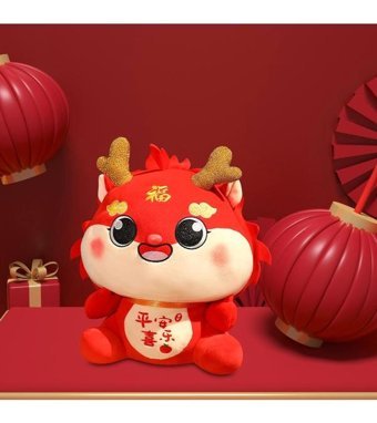 Magideal Suntek Çin Ejderha Yaratıcı Oturma Odası Peluş Oyuncak