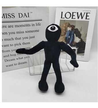 Alibee Siyah Jea Love Doors RobloXFigürlü Peluş Oyuncak