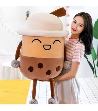 Yystore Sevimli İçecek Şekilli Ekstra Büyük 70 cm Peluş Oyuncak