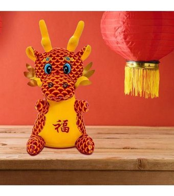 Magideal Suntek Yeni Yıl Ejderha Peluş Oyuncak