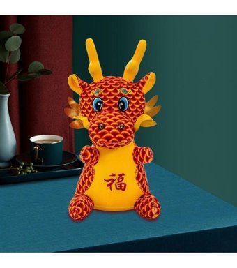 Magideal Suntek Yeni Yıl Ejderha Peluş Oyuncak