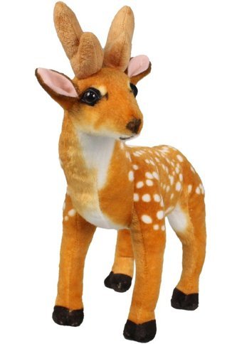 Toyaş Ses Çıkartan Geyik 34 cm Peluş Oyuncak